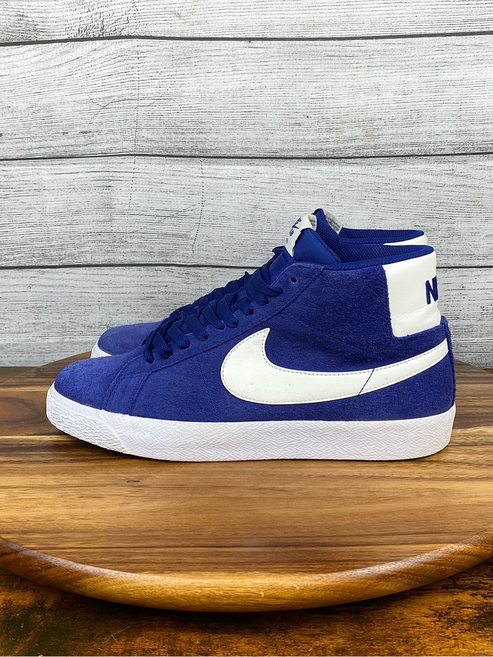 Nike SB Blazer Mid Royal Blue White Men’s Shoes 864349-403 Sneaker Size 9